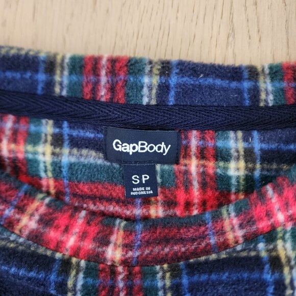 Gap plaid microfleece pj/lounge top - Picture 9 of 10